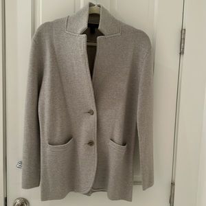 J.Crew grey sweater blazer; size XXS; in excellent condition